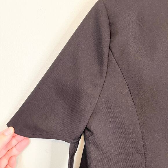 Evenuel Blazer Women Small Black Workwear Cutout Sleeve Office Work Casual Lined - Picture 8 of 11